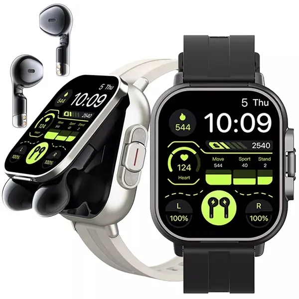 2 in 1 Smart Watch with Earbuds - 2 in 1 Smart Watch with Earbuds - Image 0 of 4