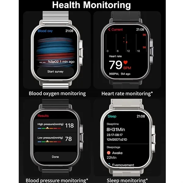 2 in 1 Smart Watch with Earbuds - 2 in 1 Smart Watch with Earbuds - Image 1 of 4