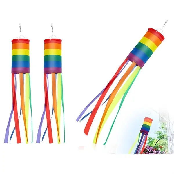 Rainbow Windsock Flag - Rainbow Windsock Flag - Image 0 of 2