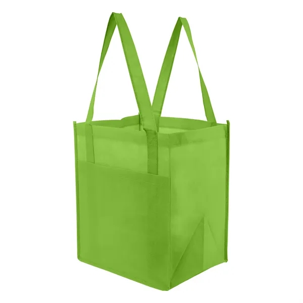Pocket Shopping Tote - Lime Green (Special Pricing)