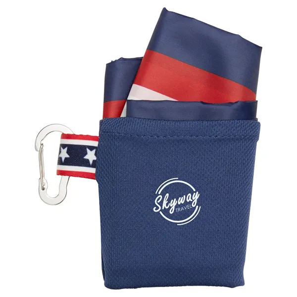 USA Patriotic Packable On-The-Go Picnic Mat - USA Patriotic Packable On-The-Go Picnic Mat - Image 0 of 4