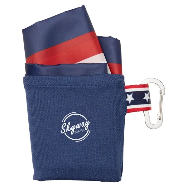 USA Patriotic Packable On-The-Go Picnic Mat - USA Patriotic Packable On-The-Go Picnic Mat - Image 1 of 4