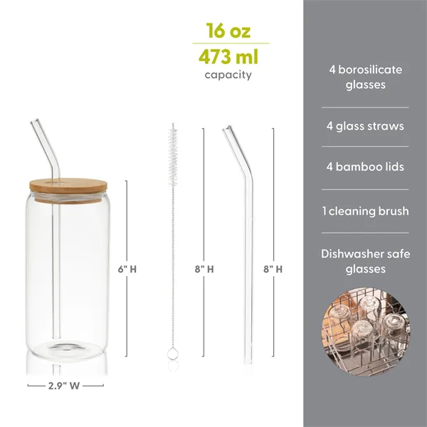True® Everyday Glass Tumbler - True® Everyday Glass Tumbler - Image 6 of 11