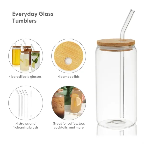 True® Everyday Glass Tumbler - True® Everyday Glass Tumbler - Image 7 of 11