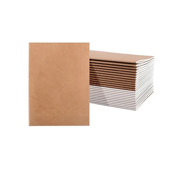 A6 Kraft Cover Journal Lined  Paper Notebook - A6 Kraft Cover Journal Lined  Paper Notebook - Image 2 of 4
