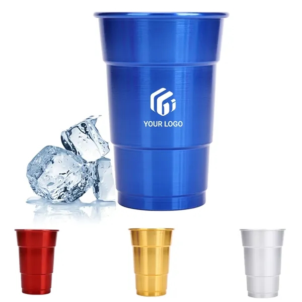 Party supplies outdoor reusable eco-friendly aluminum cups - Party supplies outdoor reusable eco-friendly aluminum cups - Image 0 of 4