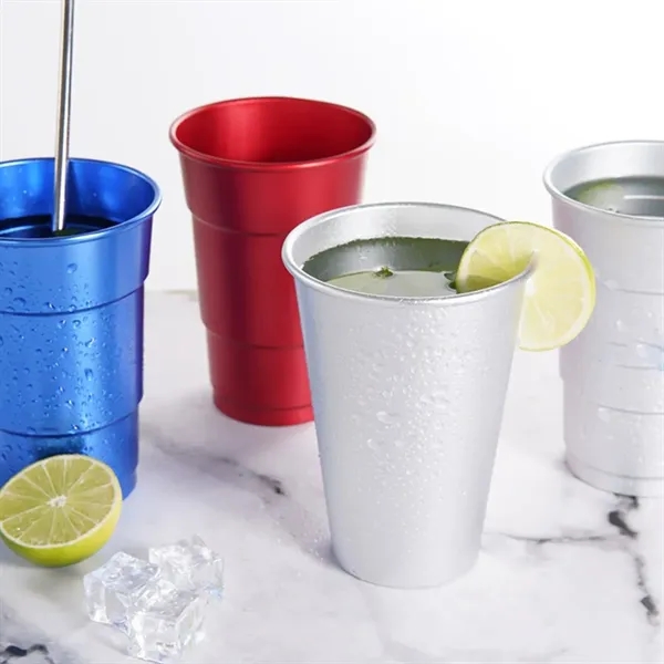 Party supplies outdoor reusable eco-friendly aluminum cups - Party supplies outdoor reusable eco-friendly aluminum cups - Image 2 of 4