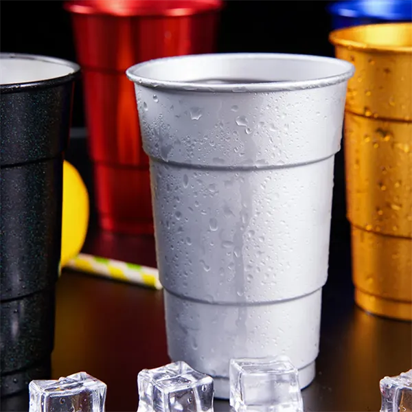 Party supplies outdoor reusable eco-friendly aluminum cups - Party supplies outdoor reusable eco-friendly aluminum cups - Image 3 of 4