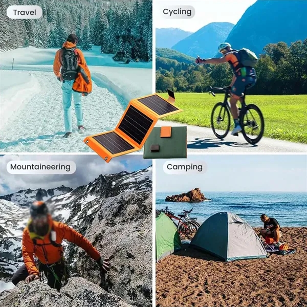 Camping gear usb port portable folding solar panel charger - Camping gear usb port portable folding solar panel charger - Image 2 of 2