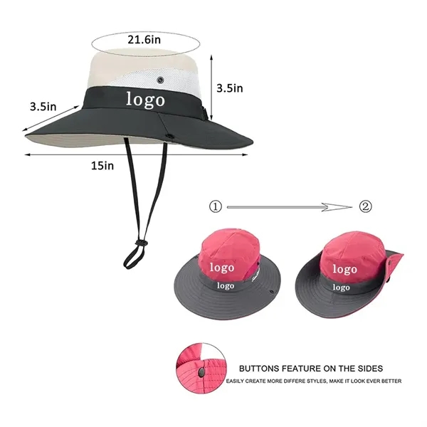 UV Protection Quick Dry Sun Hat - UV Protection Quick Dry Sun Hat - Image 1 of 3