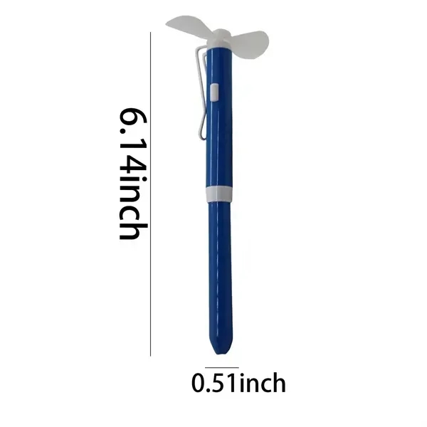 Mini Fan with Ballpoint Multifunction Metal Pens - Mini Fan with Ballpoint Multifunction Metal Pens - Image 0 of 3