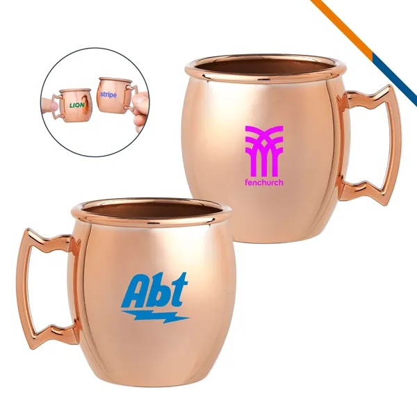 Aldwin Mini Moscow Mule Shot Glasses - 2 OZ. - Aldwin Mini Moscow Mule Shot Glasses - 2 OZ. - Image 0 of 3