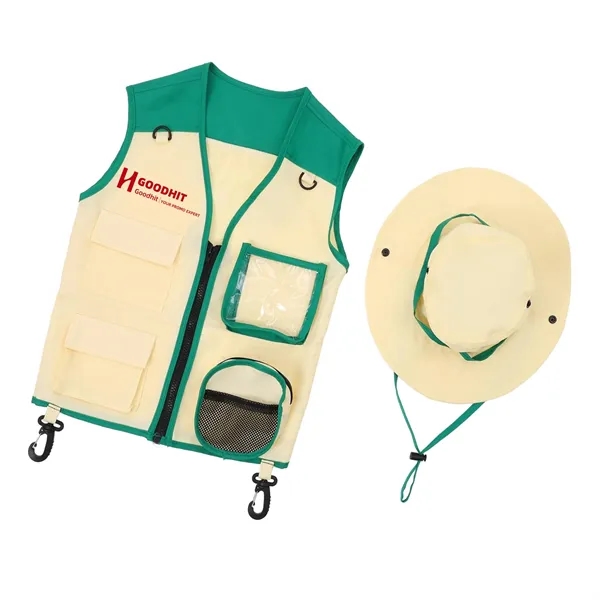 Child Outdoor Exploration Set w/ Vest & Hat - Child Outdoor Exploration Set w/ Vest & Hat - Image 0 of 3