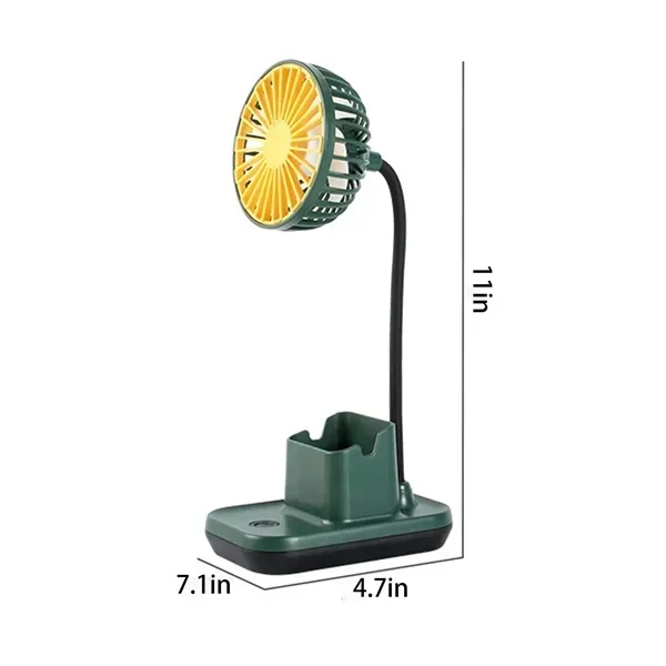 3 in 1 Multifunction Fan Pen Holder Phone Stand - 3 in 1 Multifunction Fan Pen Holder Phone Stand - Image 0 of 4