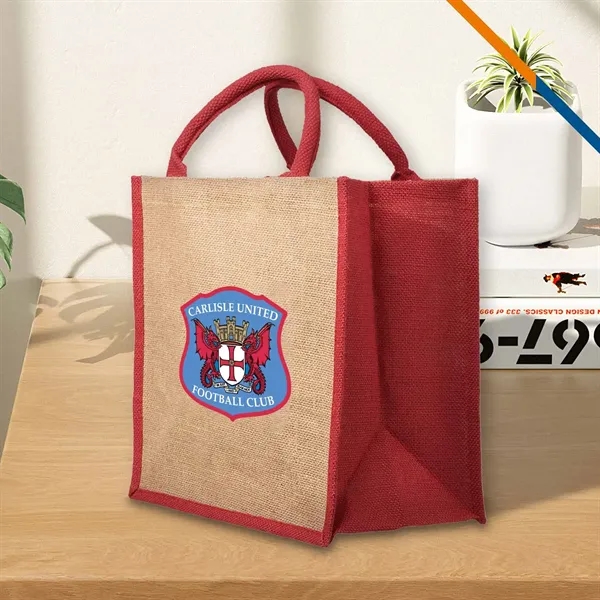 Mocho Jute Tote Bag - Mocho Jute Tote Bag - Image 1 of 5