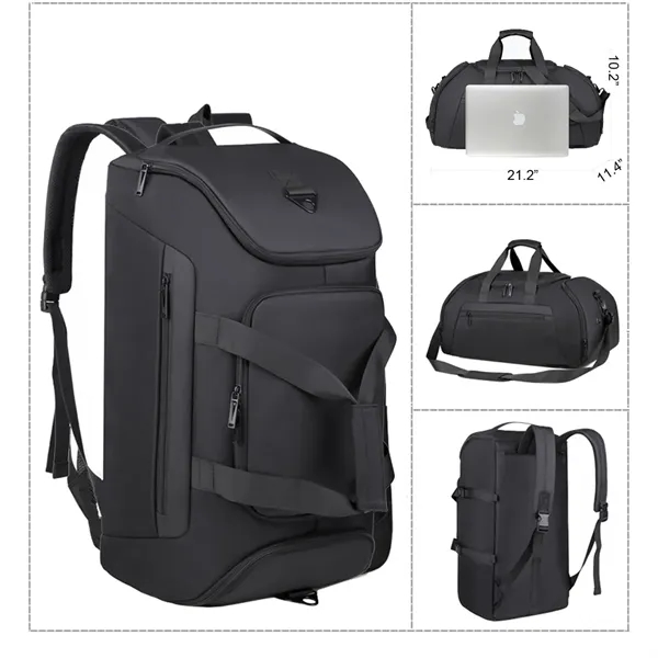 Large Capacity Travel Backpack Gym Duffel Sports Bag - Large Capacity Travel Backpack Gym Duffel Sports Bag - Image 2 of 3