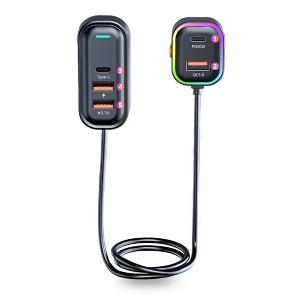 Multi-Port USB Car Charger - Multi-Port USB Car Charger - Image 0 of 1