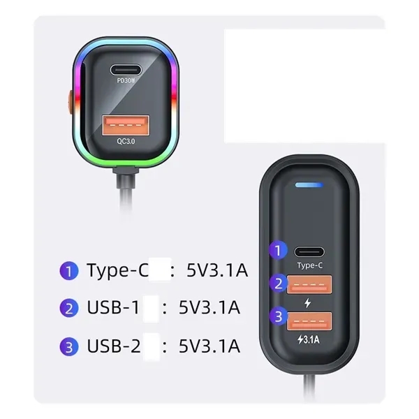 Multi-Port USB Car Charger - Multi-Port USB Car Charger - Image 1 of 1