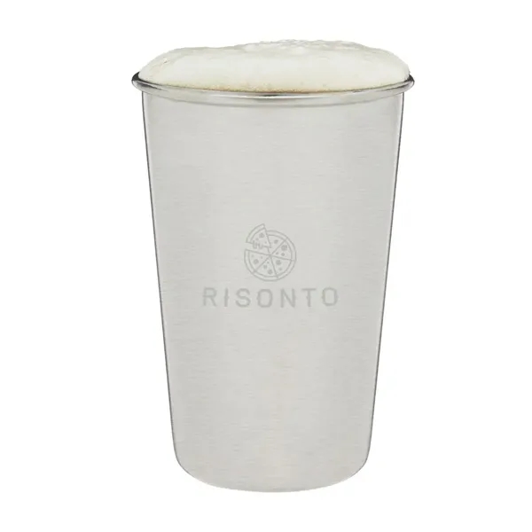 True® Stainless Steel Pint Cup - True® Stainless Steel Pint Cup - Image 0 of 8