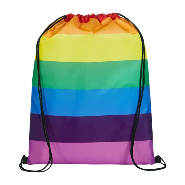Prime Line b.free Pride Rainbow Drawstring Bag - Prime Line b.free Pride Rainbow Drawstring Bag - Image 1 of 5