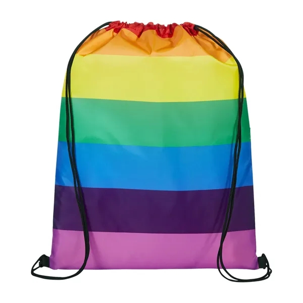 Prime Line b.free Pride Rainbow Drawstring Bag - Prime Line b.free Pride Rainbow Drawstring Bag - Image 3 of 5