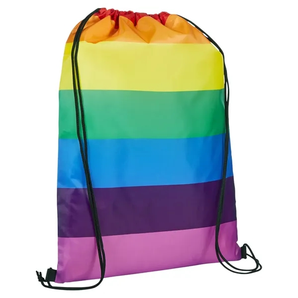 Prime Line b.free Pride Rainbow Drawstring Bag - Prime Line b.free Pride Rainbow Drawstring Bag - Image 4 of 5
