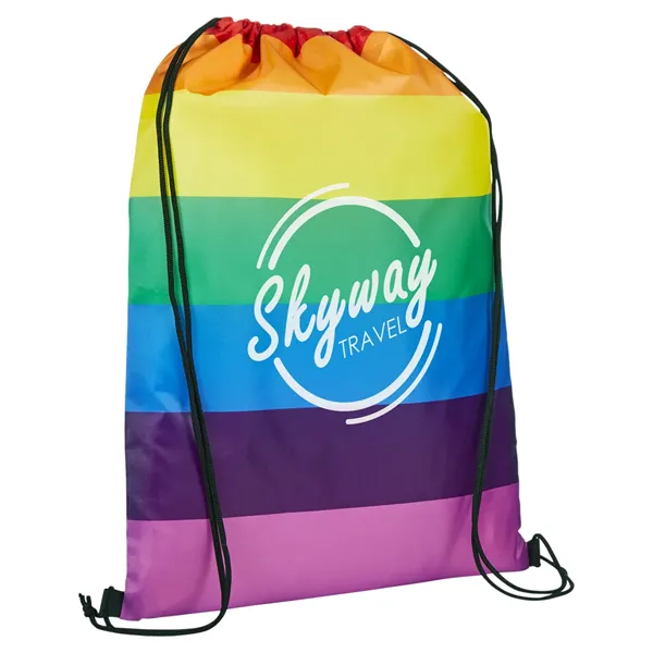 Prime Line b.free Pride Rainbow Drawstring Bag - Prime Line b.free Pride Rainbow Drawstring Bag - Image 5 of 5