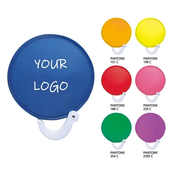 Polyester Folding Foldable Fan Flying Disc Flyer - Polyester Folding Foldable Fan Flying Disc Flyer - Image 0 of 5