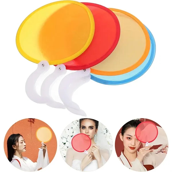 Polyester Folding Foldable Fan Flying Disc Flyer - Polyester Folding Foldable Fan Flying Disc Flyer - Image 2 of 5