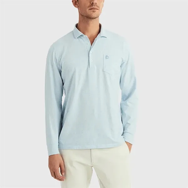 B. Draddy Men's Jack L/S Polo - B. Draddy Men's Jack L/S Polo - Image 2 of 6