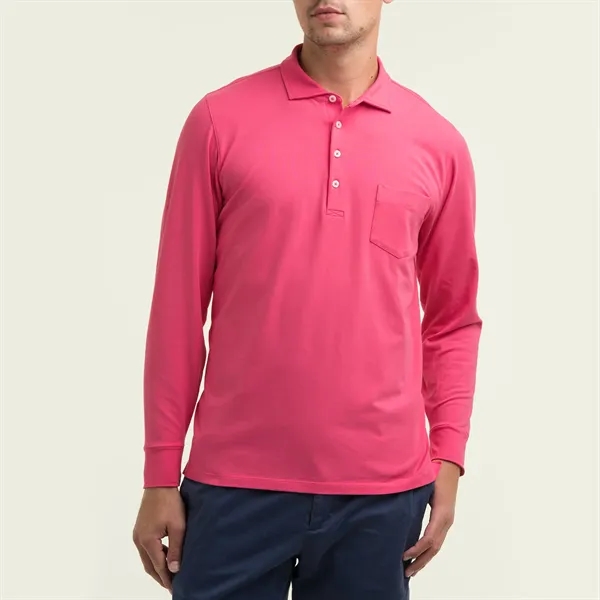 B. Draddy Men's Jack L/S Polo - B. Draddy Men's Jack L/S Polo - Image 5 of 6