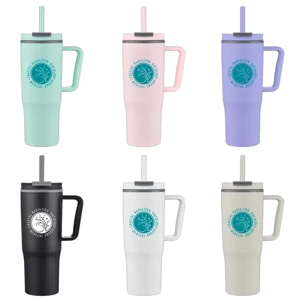 Boulder 30oz Straw Travel Mug - Boulder 30oz Straw Travel Mug - Image 0 of 6