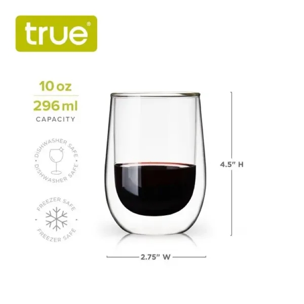 True® Double Walled Wine Glass - True® Double Walled Wine Glass - Image 6 of 7