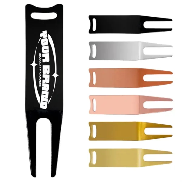 Metal Rectangle Golf Divot Tool For Repair And Maintenance - Metal Rectangle Golf Divot Tool For Repair And Maintenance - Image 0 of 5