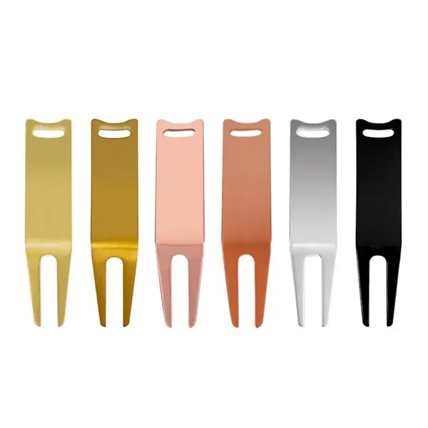 Metal Rectangle Golf Divot Tool For Repair And Maintenance - Metal Rectangle Golf Divot Tool For Repair And Maintenance - Image 3 of 5