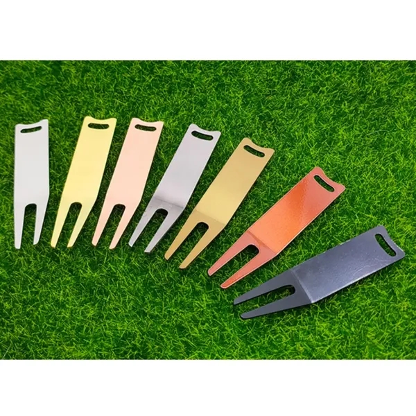 Metal Rectangle Golf Divot Tool For Repair And Maintenance - Metal Rectangle Golf Divot Tool For Repair And Maintenance - Image 5 of 5