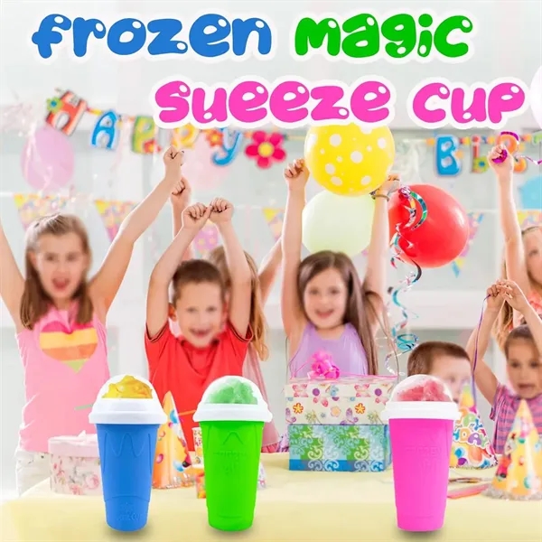 DIY juices ice cream cooling silicone slushy maker cup - DIY juices ice cream cooling silicone slushy maker cup - Image 4 of 4