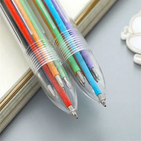 Office school 6-in-1 multicolor retractable ballpoint pen - Office school 6-in-1 multicolor retractable ballpoint pen - Image 2 of 4