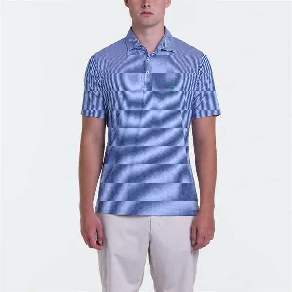 B. Draddy Men's Sport Jimmy Stripe Jersey Polo
