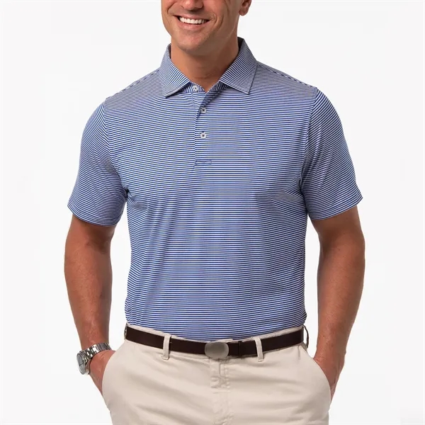 B. Draddy Men's Sport Jimmy Stripe Jersey Polo