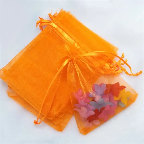 Custom Organza Drawstring Gift Bag - Custom Organza Drawstring Gift Bag - Image 2 of 4
