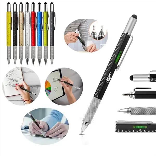 6 In 1 Multifunctional Pen - 6 In 1 Multifunctional Pen - Image 0 of 5