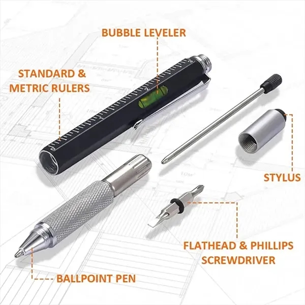 6 In 1 Multifunctional Pen - 6 In 1 Multifunctional Pen - Image 2 of 5