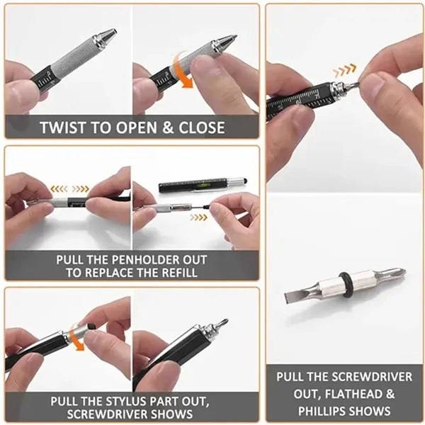 6 In 1 Multifunctional Pen - 6 In 1 Multifunctional Pen - Image 5 of 5
