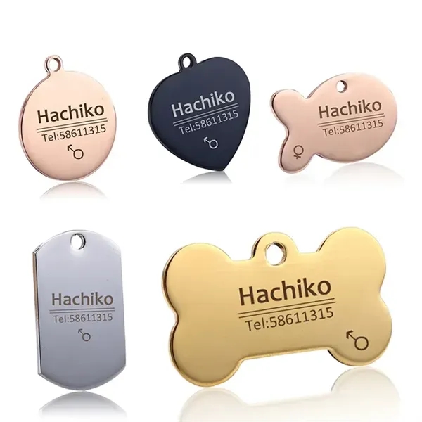 Custom Personalized Dog & Cat Engraved Pet ID Tags - Custom Personalized Dog & Cat Engraved Pet ID Tags - Image 2 of 3