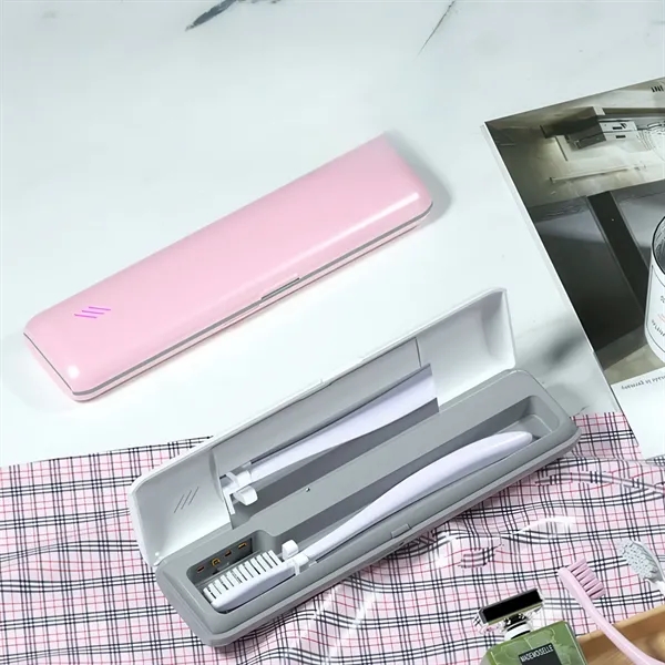 Portable UVC Toothbrush Sterilizer Box - Portable UVC Toothbrush Sterilizer Box - Image 1 of 4
