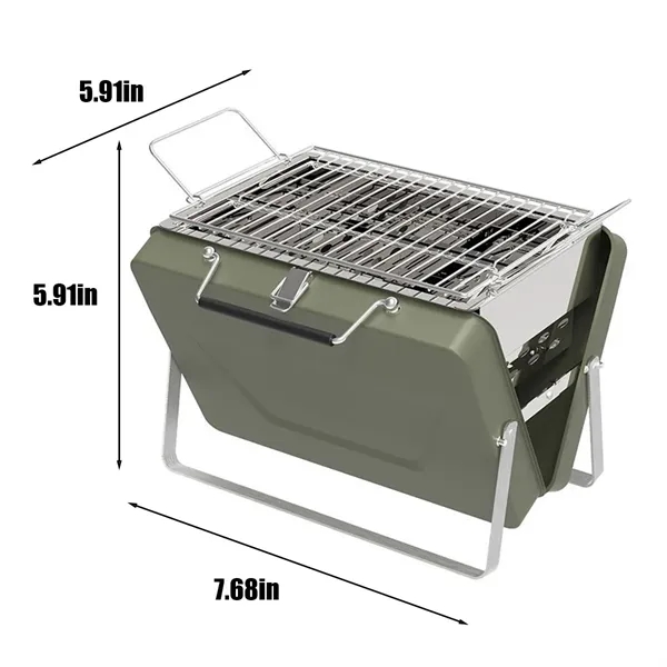 Household outdoor folding barbecue stove tabletop grill - Household outdoor folding barbecue stove tabletop grill - Image 1 of 4