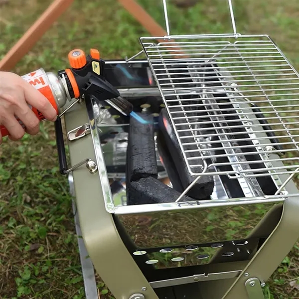 Household outdoor folding barbecue stove tabletop grill - Household outdoor folding barbecue stove tabletop grill - Image 2 of 4