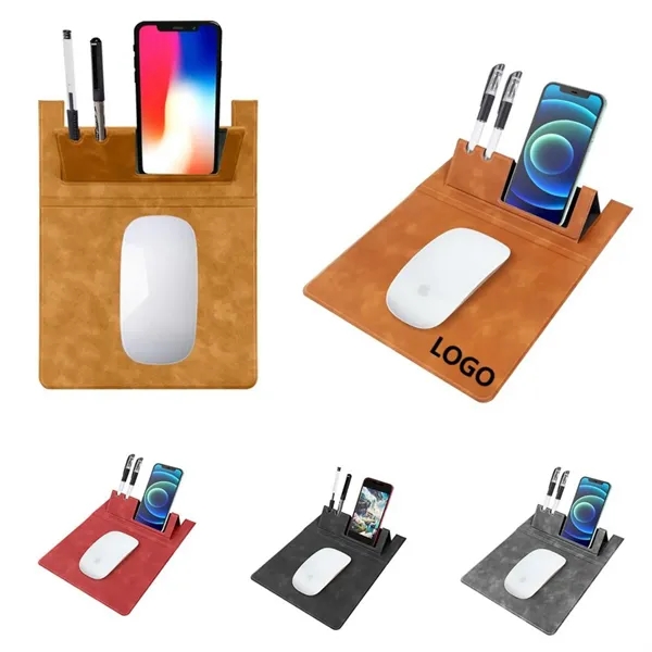 PU 3-in-1 Multifunctional Mouse Pad - PU 3-in-1 Multifunctional Mouse Pad - Image 0 of 4