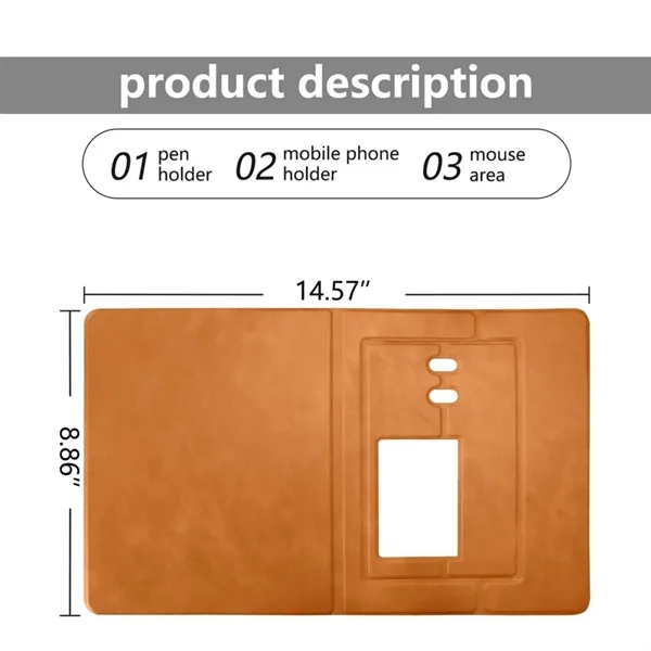 PU 3-in-1 Multifunctional Mouse Pad - PU 3-in-1 Multifunctional Mouse Pad - Image 1 of 4